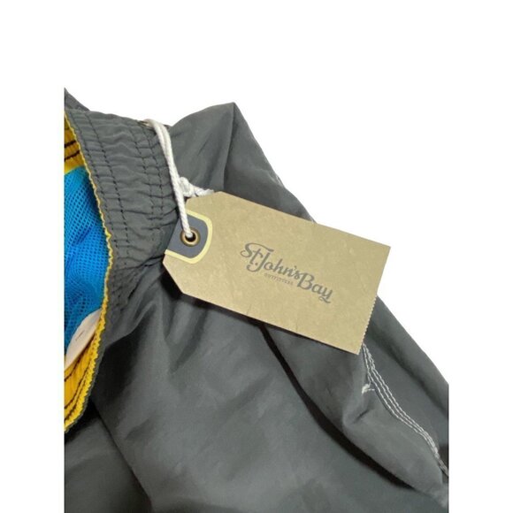 NWT St. John's Bay Men's Swim Suit Midnight Gray Four Pockets Size XXL - Picture 8 of 13